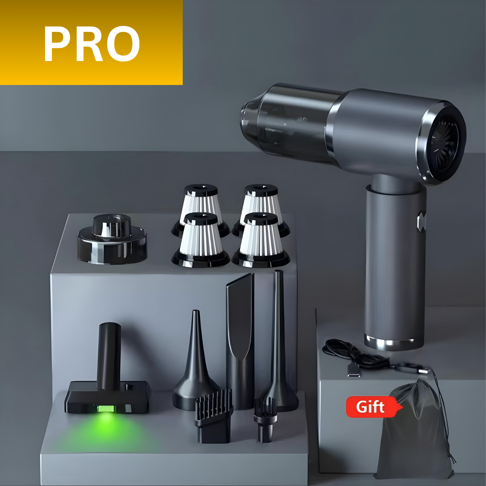 AutoClean Portable 4-in-1 Vacuum