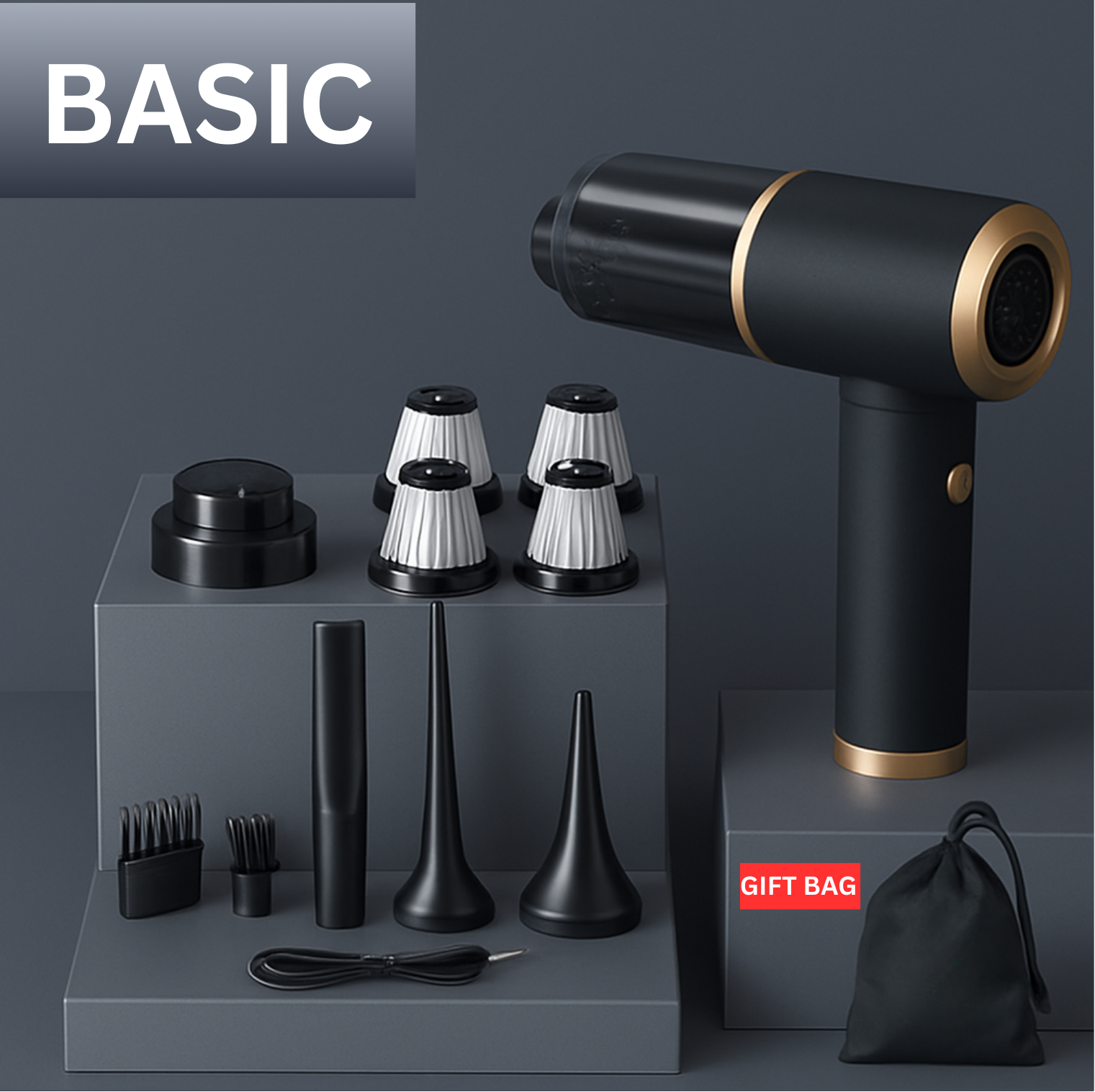 AutoClean Portable 4-in-1 Vacuum